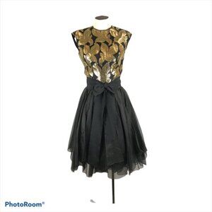 Suzy Perette vintage 1950s formal cocktail dress